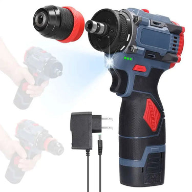 Electric Drill & Screwdriver with Removable Chuck(50% OFF)